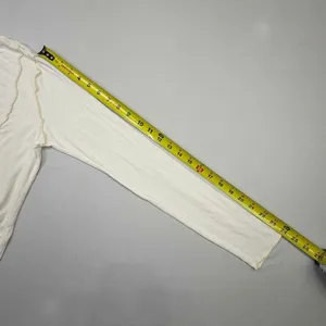 Wild Fable Women's White Ribbed Exposed Seam Turtleneck Long Sleeve Top thumbnail 9