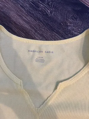 American Eagle Waffle Knit Long Sleeve thumbnail 2