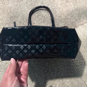Kate Spade Elegant Black Patent Leather Tote Bag thumbnail 2