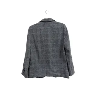 Isabel Marant Etoile Kice Plaid Blazer Grey Wool Blend Minimalist Capsule Sz 38 thumbnail 4