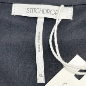 Stitchdrop Womens Empire Waist Maxi Dress Size XL Black Minimalist Clean Girl thumbnail 6