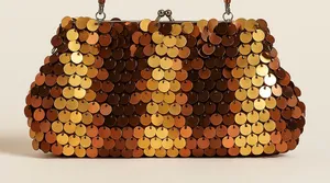 Sequin and beaded small handbag/clutch thumbnail 1