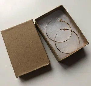 14K gold filled hoop earrings 40 mm diameter NEW thumbnail 3
