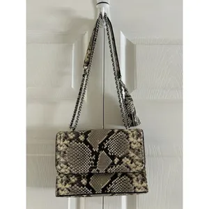 Tory Burch Python‎ Fleming Small Shoulder Bag thumbnail 4