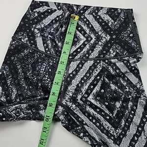 Aerie -128 Chill Play Move‎ Black Gray Geometric Pull On Compression Leggings S thumbnail 5