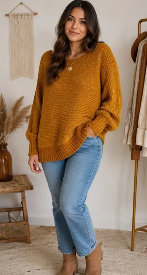 Forever 21 Mustard Yellow Chenille Knit Oversized Sweater Mustard Gold Medium thumbnail 1
