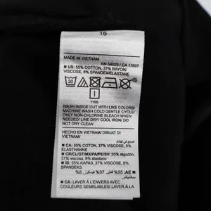 Old Navy Pixie Skinny High Rise Pants Black Ankle Trousers Size 16 SSA086 thumbnail 4
