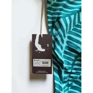 Vitamin A Sustainable‎ Swimwear Teal Palm Leaf One Piece Swimsuit Size S Cutout thumbnail 3