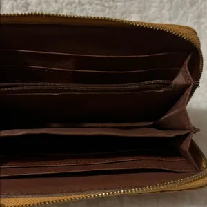 Ostrich‎ Faux leather Brown Textured Wallet thumbnail 10