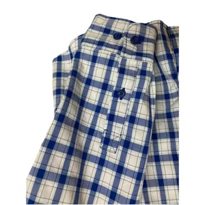 Duluth Trading DuluthFlex No Fly Zone Shirt Long Sleeve Plaid Blue Sz M thumbnail 5