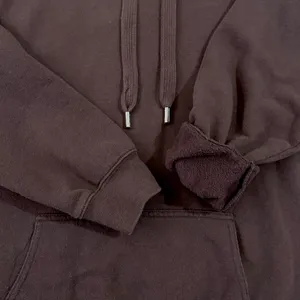 Chocolate Brown Oversized Hoodie Dres Size M thumbnail 4