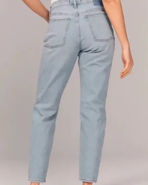 Abercrombie High Rise Mom Jean thumbnail 3