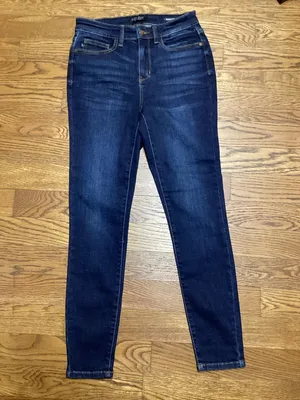 Judy Blue high rise skinny dark wash jeans size 7/28 style 82253 thumbnail 6
