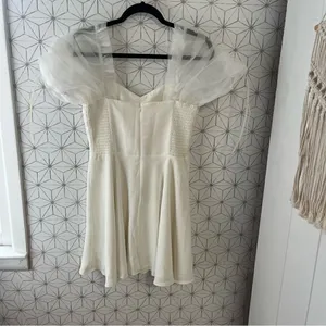 Amanda Uprichard Lovely Dress Ivory thumbnail 10
