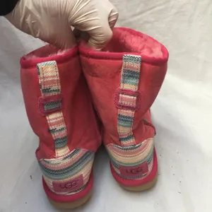 Mini UGG Pink Boots Size: 6 thumbnail 4