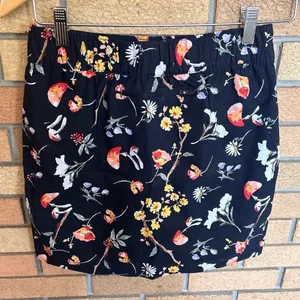 The North Face Floral Sprinted Athletic Nylon Blend Skort Size Small thumbnail 3