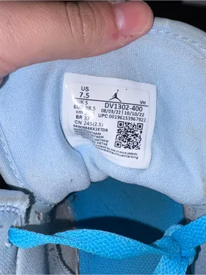 Jordan 1 Mid Women's Sneakers - Light Blue/White Size: 7.5 thumbnail 5