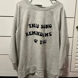 Old Navy This Song Reminds Me Of You Crewneck thumbnail 4