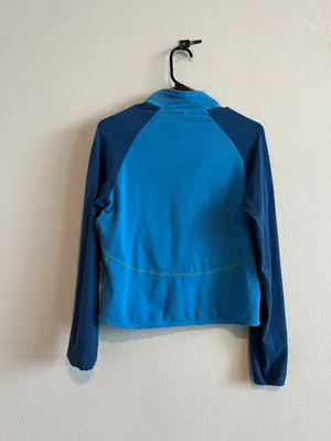 Nike Blue  full zip fitted jacket thumbnail 3