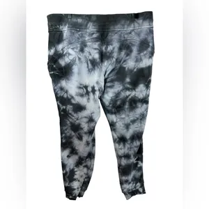 Lululemon Warm Down Jogger 14 Earth Dye Stone Black Tie‎ Dye Sweatpants thumbnail 4
