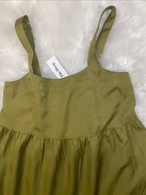 Olive Oil XS Tiered Sundress pockets thumbnail 3