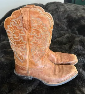 Ariat Legend Western Russet Rebel Leather Cowboy Boots Womens 7 B 7B thumbnail 1