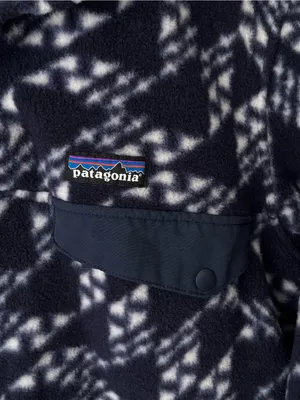 Patagonia Synchilla Snap-T Pullover blue pattern unisex fits 4-6 thumbnail 5