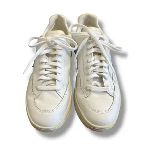 VEJA V-10 White Leather‎ Gray Suede Sneakers Women’s 10 Sustainable Low Top thumbnail 5
