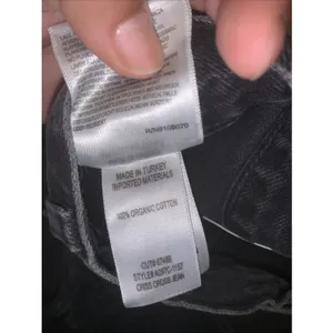 Agolde women's jeans, black, size 23, new with tags 100% Organic Cotton 0054 thumbnail 7