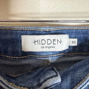 Hidden Jeans Women High Rise Flare Front Slit Hem Denim Blue Size 30 thumbnail 6