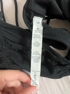 Lululemon Sports Bra Black thumbnail 2