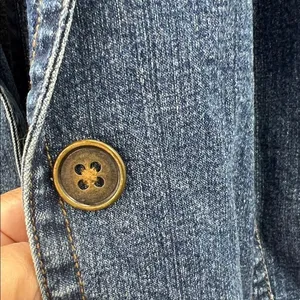 St. John's Bay Dark Blue Denim Jacket thumbnail 4