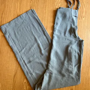 Sage Green Jumpsuit with Wide-Leg Cut, pockets, size Small thumbnail 1
