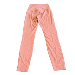 Lululemon High Waisted Pull-On Leggings Full Length Salmon Peach Size 4 Women's thumbnail 6