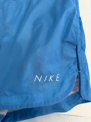Nike Royal Blue Women's Athletic Running Shorts Mesh Lined thumbnail 2
