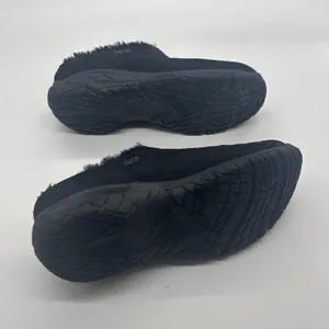 Merrell Encore Ice Black Suede Faux Fur Lined Clogs Mules Shoes Womens thumbnail 8