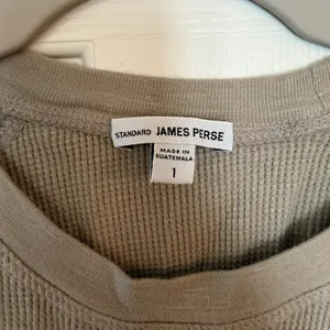 James‎ Perse Waffle Knit Thermal Top Oatmeal Long Sleeve Warm Quiet Luxury Small thumbnail 2