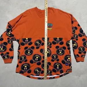 Mickey Mouse Halloween Spirit Jersey Adult SZ Large Walt Disney World AOP Spooky thumbnail 5