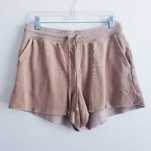 Aerie Cream Athletic Relaxed Shorts thumbnail 2