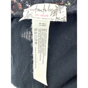 Free People Shes Got It Lace Mini Dress L Black Halter Button Back NWT OB518210 thumbnail 6