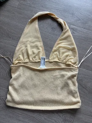 ZARA Halter Top Yellow thumbnail 2