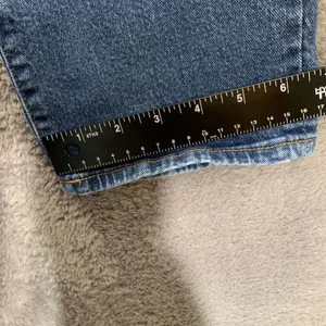Gloria Vanderbilt Boyfriend Jeans Women 12 Blue Mid Rise Straight‎ Relaxed CDGVB thumbnail 11
