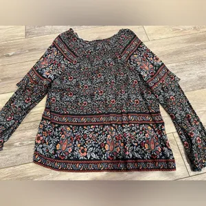 American Eagle Floral Long Sleeve Top thumbnail 4