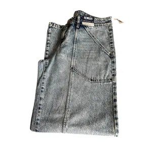 New York ReWash Women's Jean‎ Indigo Low Rise Wide Leg Size 7 Style J28121AW3 thumbnail 4