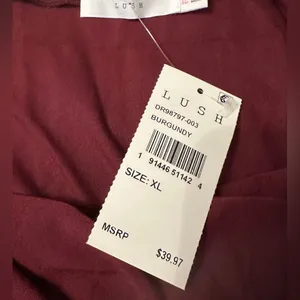 Lush Batwing Sleeve Slit Jersey Dress - NWT - Size XL thumbnail 7