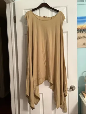 Free People Beach Cap Sleeve Oversized Tunic Dress thumbnail 2