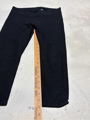 Pact Black Stretch capri Leggings large organic cotton thumbnail 2