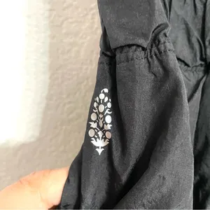 Free People Movement Womens Shorts Black High Waist Wide Band Lined Size XL thumbnail 8