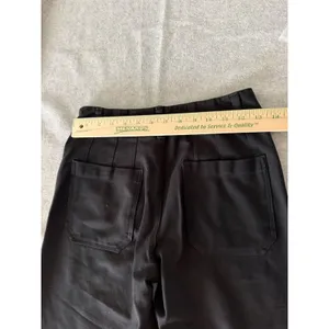 Maeve Colette High Waisted Wide Leg Trousers Utility Patch Pocket Crop Pants thumbnail 4