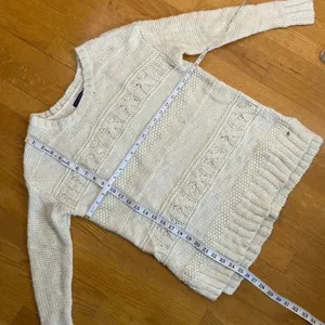 American Eagle Chunky Knit Wool Blend Fisherman Sweater thumbnail 16